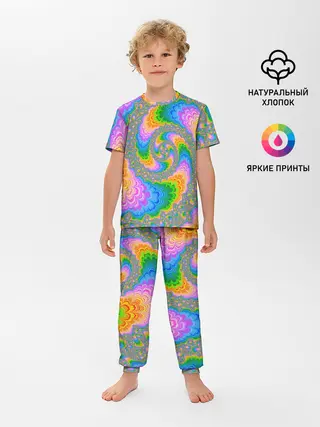 Детская пижама с брюками / КИСЛОТНЫЕ РАЗВОДЫ