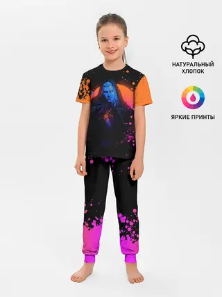 Детская пижама с брюками / Ведьмак в таверне