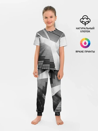 Детская пижама с брюками / Минимализм