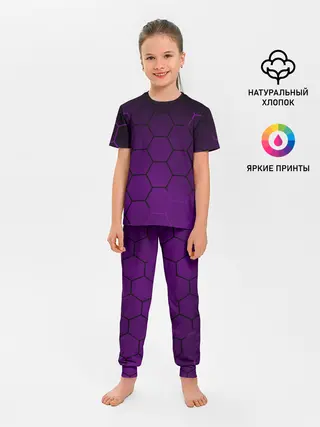 Детская пижама с брюками / Неоновая броня