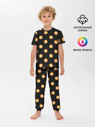 Детская пижама с брюками / БИТКОИН | BITCOIN