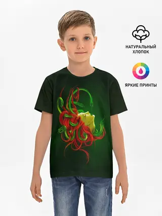 Детская базовая футболка / Медуза Горгона