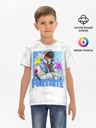 Детская базовая футболка / Fortnite Fan Art
