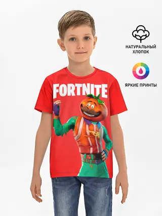 Детская базовая футболка / Fortnite