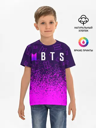 Детская базовая футболка / BTS / БТС