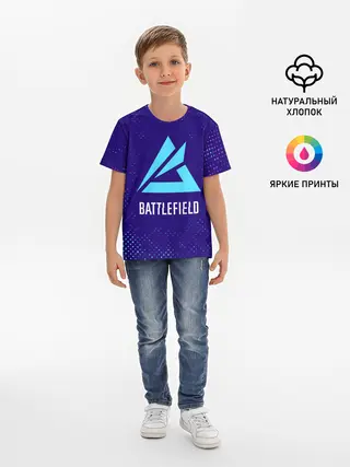 Детская базовая футболка / Батлфилд 2042 - Гранж