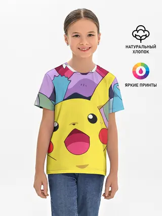 Детская базовая футболка / Pokemon bros