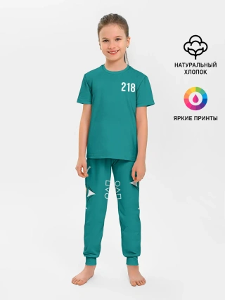 Детская пижама с брюками / Игра в кальмара: Чхо Сан Воо 218