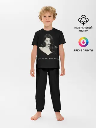 Детская пижама с брюками / Black beauty
