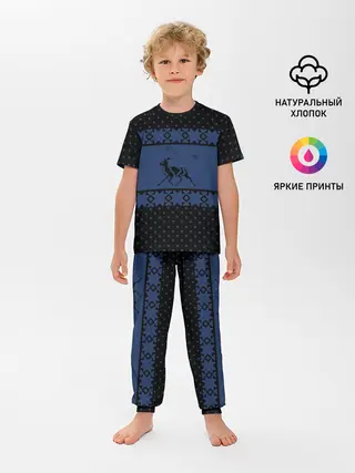 Детская пижама с брюками / Северный Олень