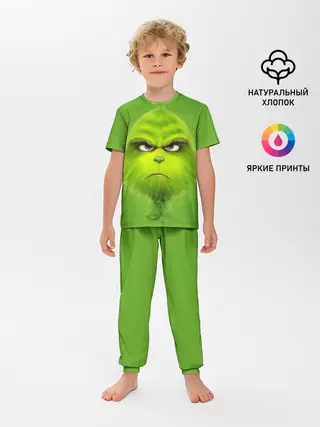 Детская пижама с брюками / The Grinch