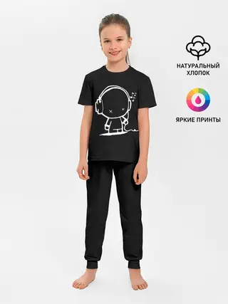 Детская пижама с брюками / Меломан