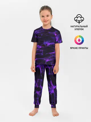 Детская пижама с брюками / текстуры