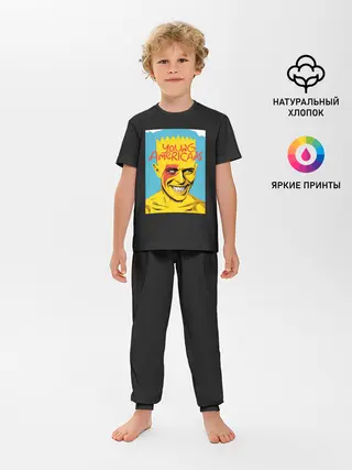 Детская пижама с брюками / Bart x Bowie