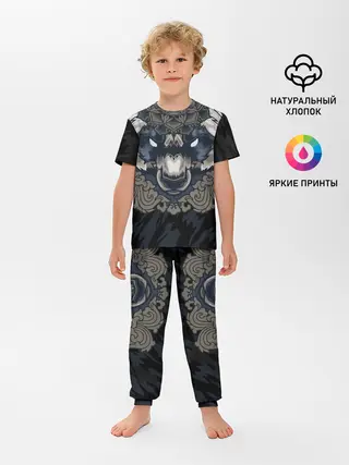Детская пижама с брюками / Зверь