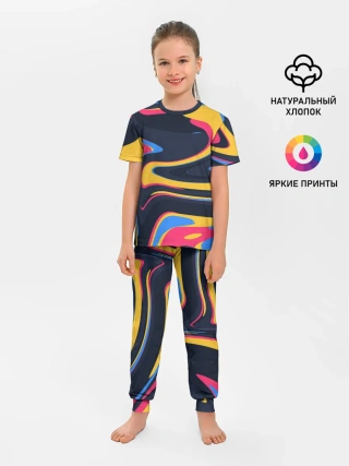 Детская пижама с брюками / Color Mix