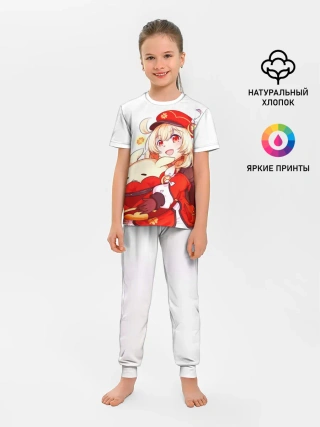 Детская пижама с брюками / Геншин Импакт Кли