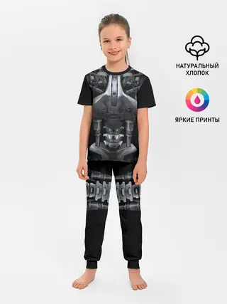 Детская пижама с брюками / Терминатор т-800