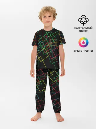 Детская пижама с брюками / BACKGROUND NEON