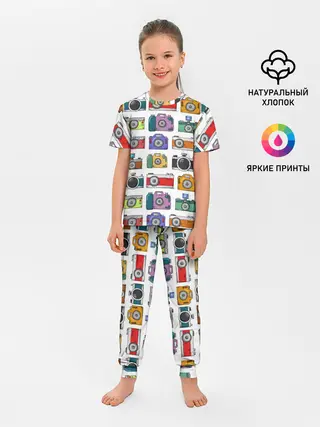 Детская пижама с брюками / Фотоаппараты