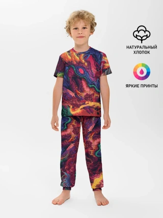 Детская пижама с брюками / HYPER BEAST | СКОРОСТНОЙ ЗВЕРЬ