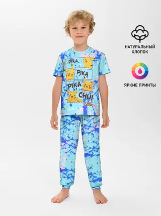 Детская пижама с брюками / Pikachu