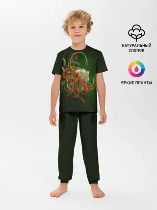 Детская пижама с брюками / Медуза