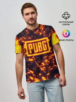 Мужская базовая футболка / PUBG