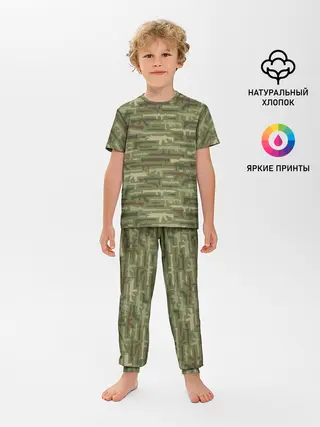Детская пижама с брюками / Оружие
