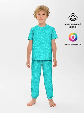 Детская пижама с брюками / Абстракция.