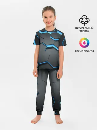 Детская пижама с брюками / 3D Плиты