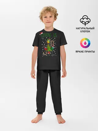 Детская пижама с брюками / Among Us Happy New Year