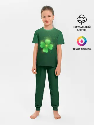 Детская пижама с брюками / Клевер удачи