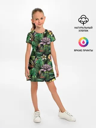Детское платье / Летние цветы