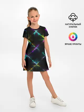 Детское платье / НЕОНОВАЯ ТЕКСТУРА