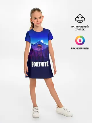 Детское платье / fortnite