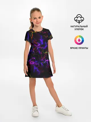 Детское платье / Ночное Грозовое Небо