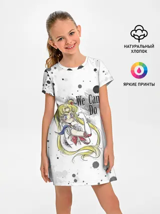 Детское платье / Sailor Moon. We can do it!