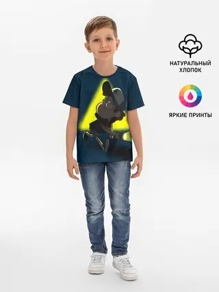 Детская базовая футболка / Dipper and yellow triangle