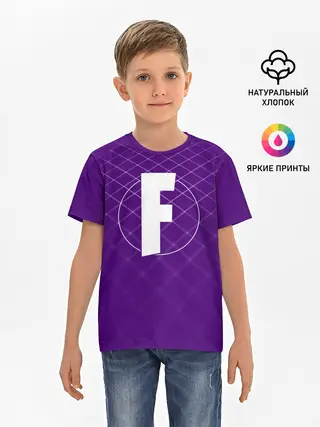 Детская базовая футболка / FORNITE