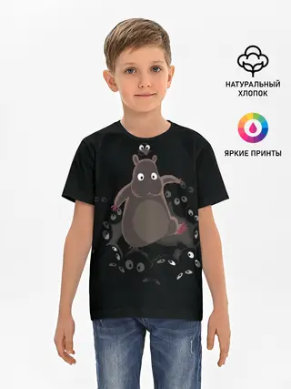 Детская базовая футболка / Хомяк Боо и пыльные зайчики