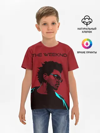 Детская базовая футболка / the weeknd