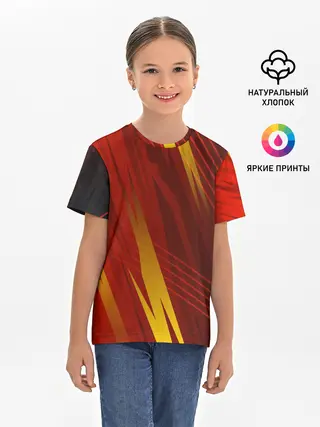 Детская базовая футболка / Red sport style
