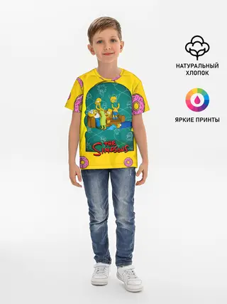 Детская базовая футболка / Симпсоны