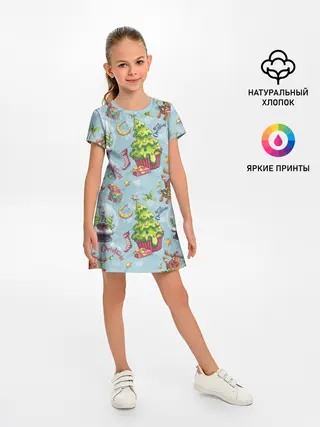 Детское платье / Merry Christmas Pattern