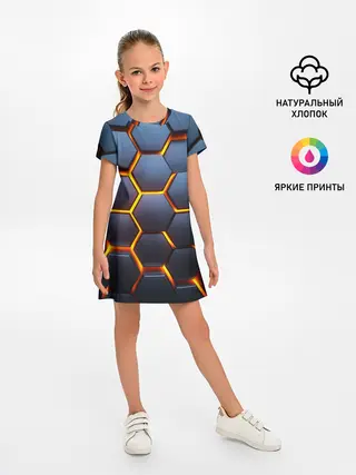 Детское платье / 3D БРОНЬ