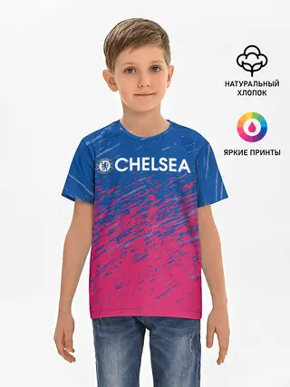 Детская базовая футболка / Chelsea / Челси.