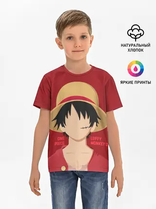 Детская базовая футболка / Luffy