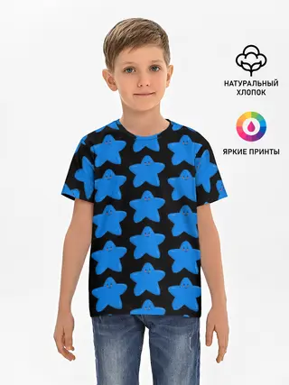 Детская базовая футболка / улыбка звезды
