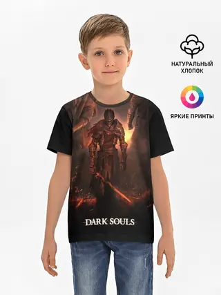 Детская базовая футболка / Dark Souls